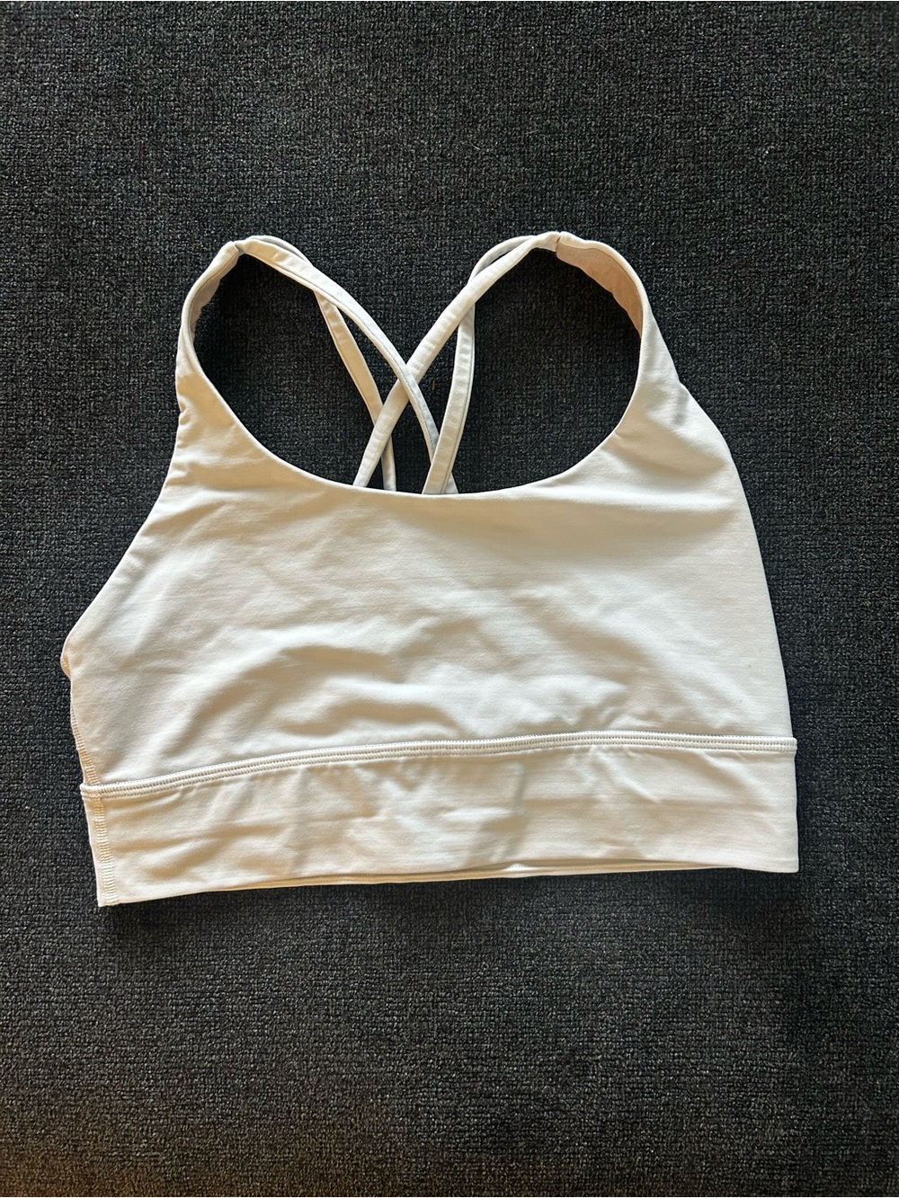 lululemon athletica longline bra in white
